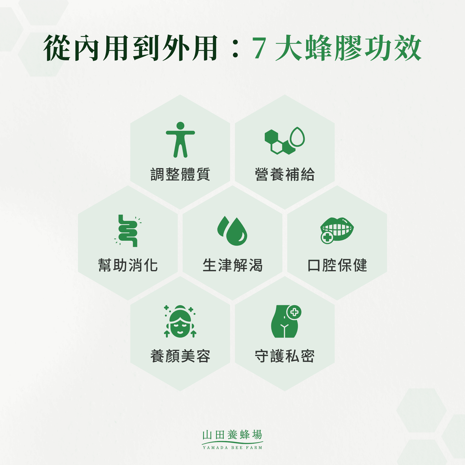 從內用到外用：7 大蜂膠功效